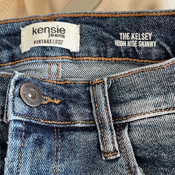 Kensie The Kelsey Vintage Blue Jeans - Picture 1 of 6